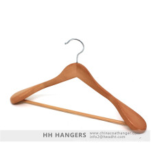 Wholesale Classic Big Shoulder Natural Wooden Clothes Suit Hanger